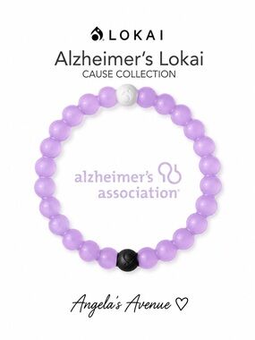 Lokai Bracelet Purple Alzheimers Cause NEW
